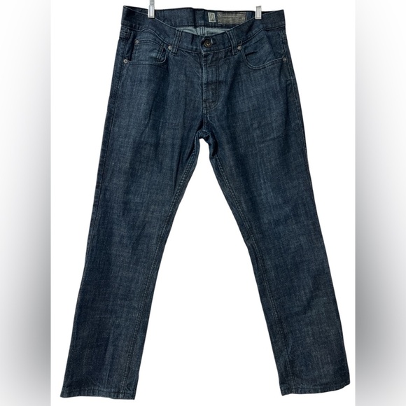 Vintage Marc Ecko Jeans Mens 36x32 Slim Fit Cut & Sew Dark Wash Blue Denim - Picture 1 of 8